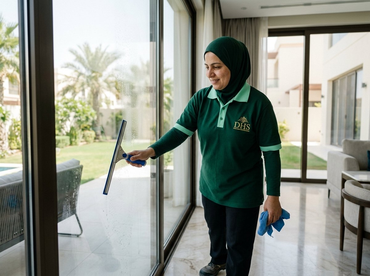 تلميع النوافذ والواجهات